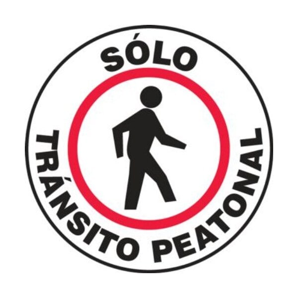 Accuform SLIPGARD FLOOR SIGN PEDESTRIAN SHMFS725 SHMFS725 - main